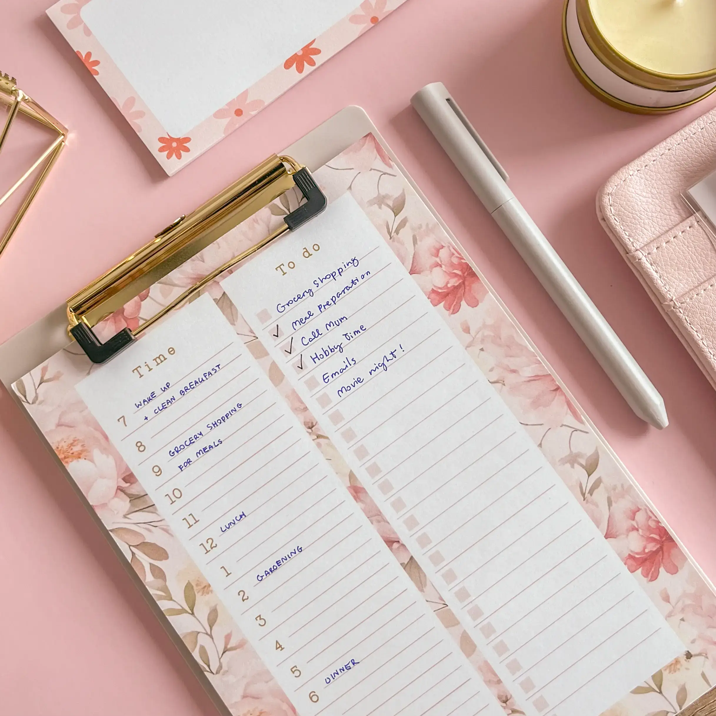 A printable schedule planner page, one of the template styles this guide compares