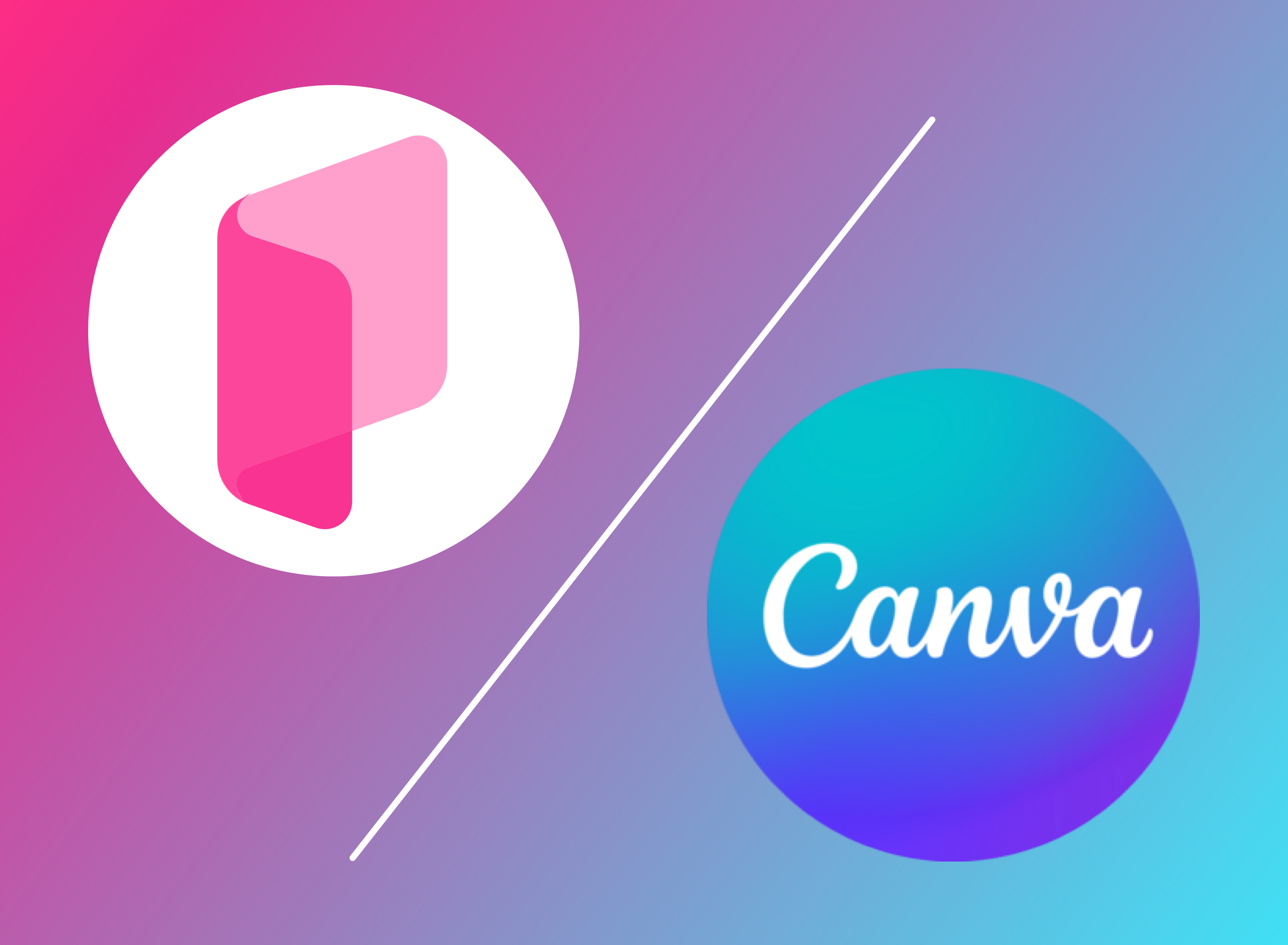 A Planify Pro versus Canva comparison graphic aimed at planner makers