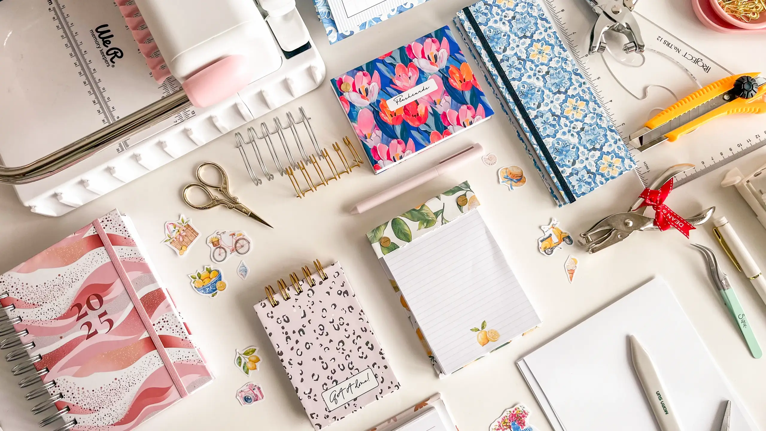 A crafting-themed graphic from Planify Pro's become-a-seller series for planner shop owners