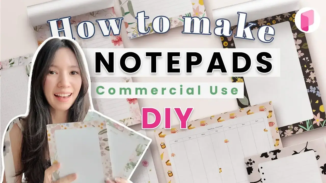 A handmade notepad from a beginner-friendly DIY paper craft project