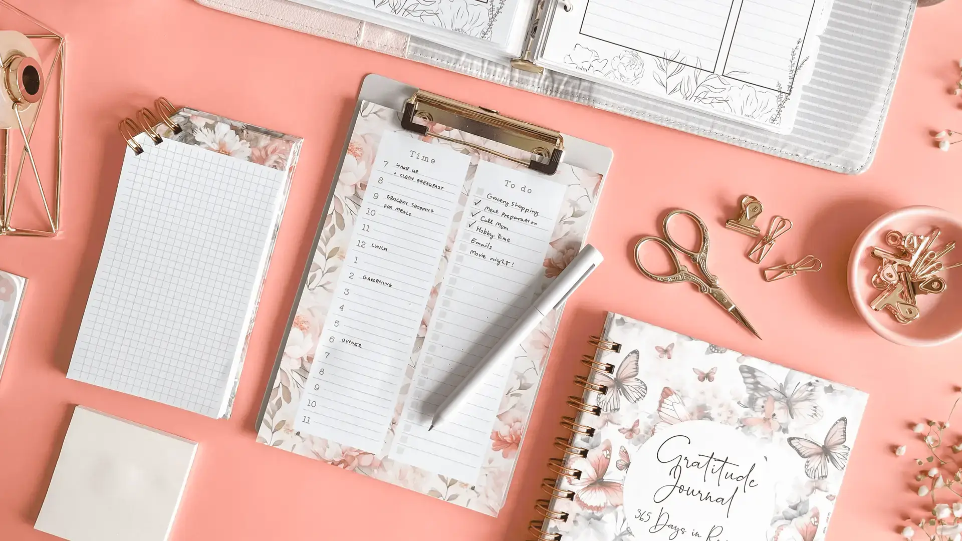 A time-blocking planner layout made in Planify Pro for tracking how hours are spent