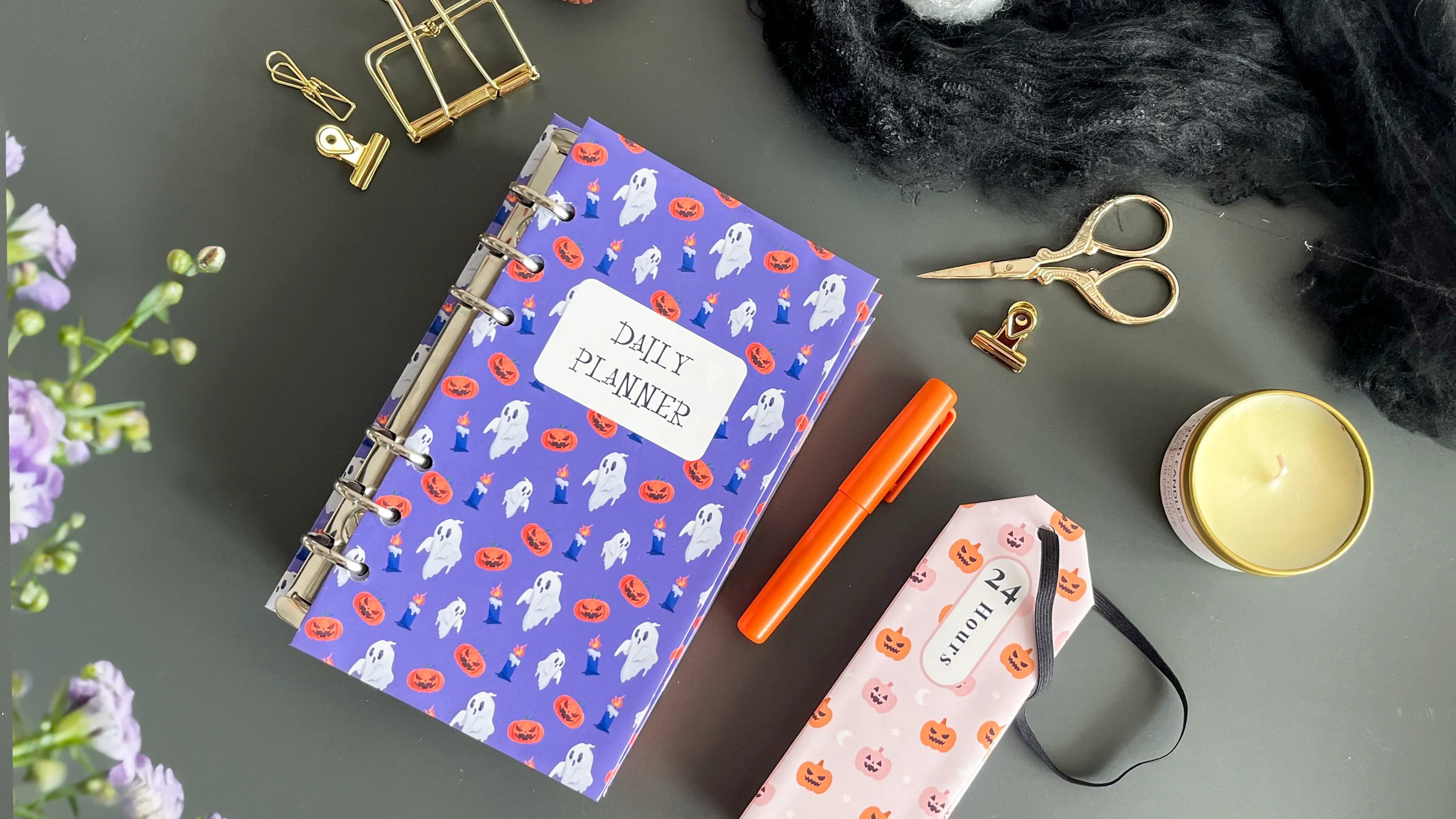 A handmade DIY planner box for keeping planner pages and inserts together